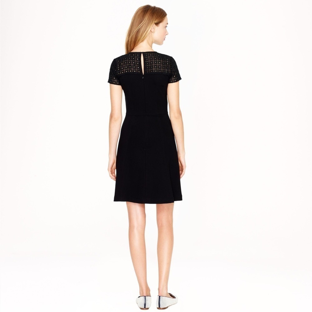J Crew Stretch Eyelet Dress (4) - Picture 2 of 7